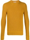 Al Duca D'aosta Ribbed Crew Neck Jumper In Orange