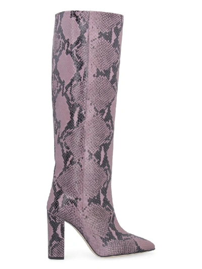 Paris Texas Leather Knee-high Boots In Lilac