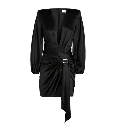 Alexandre Vauthier Dress In Black Silk