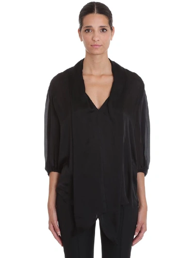 Alexandre Vauthier Blouse In Black Silk