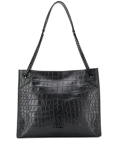 Saint Laurent Niki Shopping Tote In Black