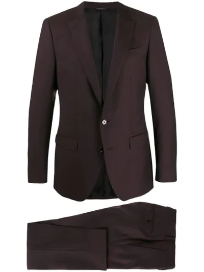 Dolce & Gabbana Classic Two-piece Suit In Red