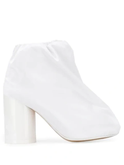 Mm6 Maison Margiela Covered Ankle Boots In White