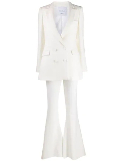 Hebe Studio Two Piece Tailored Suit In White
