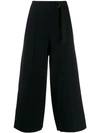 Falke Tailored Cropped Trousers In Blue