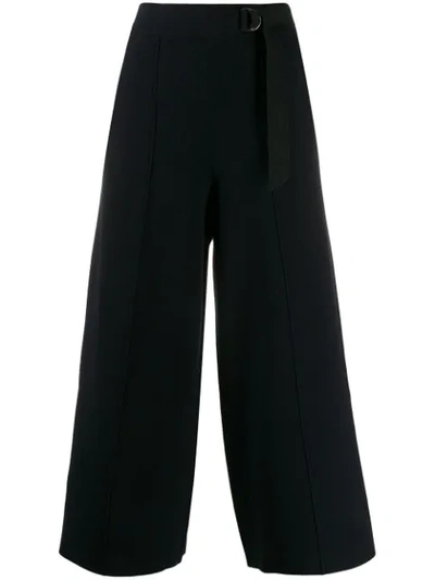 Falke Tailored Cropped Trousers In Blue