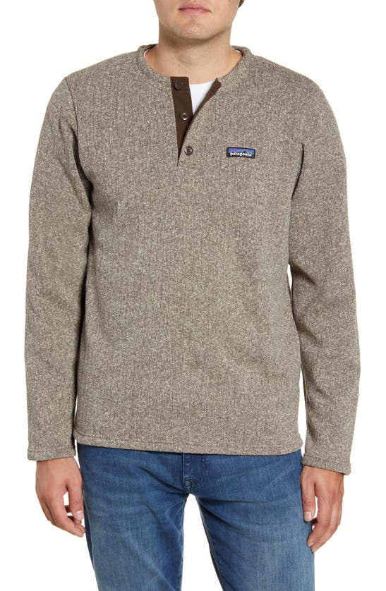 Patagonia Better Sweater(r) Henley Pullover In Pale Khaki Rib Knit |  ModeSens