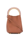 Marni Pannier Tote Bag In Brown