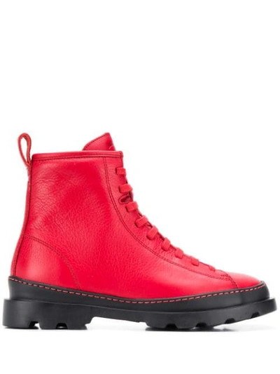 Camper Brutus Boots In Red