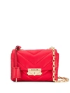 Michael Michael Kors Cece Mini Quilted Bag In Red