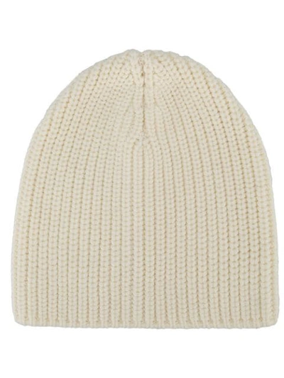 Ermanno Scervino Cable Knit Hat In White