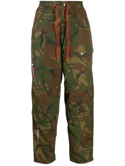 Polo Ralph Lauren Camouflage-print Trousers In Green