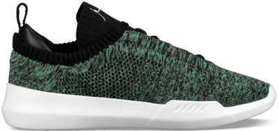 Pre-owned K-swiss Gen-k Knit Gary Vaynerchuk Garyvee 001 (women's) In Black/kelly Green-white