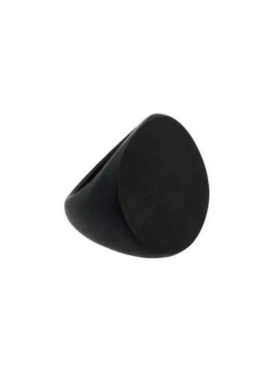 Uma Raquel Davidowicz Deriva Concrete Ring In Black