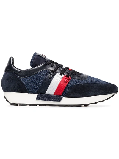 Moncler New Horace Running Sneakers In Blue