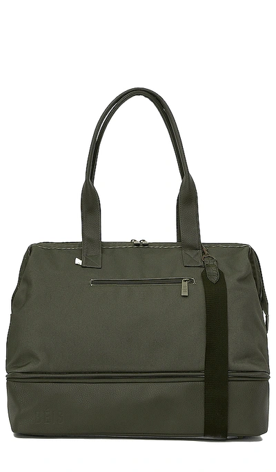 Beis Weekend Convertible Travel Bag In Green
