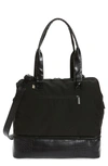 Beis The Mini Weekend Convertible Travel Bag In Black