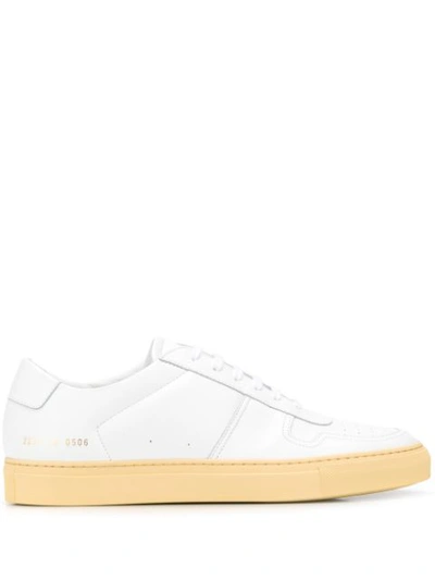 Common Projects Achilles Low Sneakers In White Leather