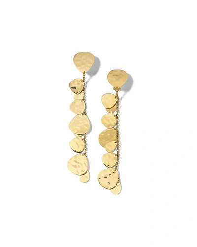 Ippolita 18k Yellow Gold Classico Crinkle Cascade Clip-on Earrings