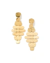 Ippolita Classico 18k Yellow Gold Crinkle Cascade Clip-on Earrings