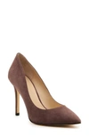 Botkier Marci Suede Stiletto Pumps In Deep Brown Suede