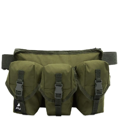 Ark Air 3 Pocket Waist Bag In Green