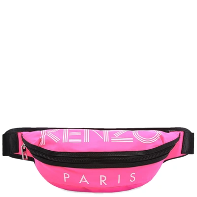 Kenzo Paris Logo Cross Body Bag In Pink