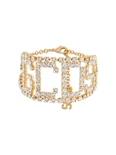 Gcds Logo Crystal In White ,gold