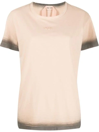 N°21 Short Sleeve T-shirt In Neutral