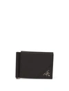 Prada Saffiano Leather Bi-fold Wallet In Black