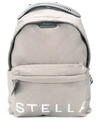 Stella Mccartney Rucksack Mit Logo-riemen In 灰色