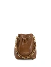 Lancaster Exotic Mini Bucket Bag In Brown