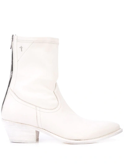 Rta Western Boots In White