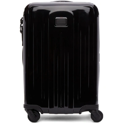 Tumi Black International Expandable 4 Wheeled Carry-on Suitcase