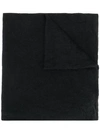 Transit Fine Knit Scarf In Black