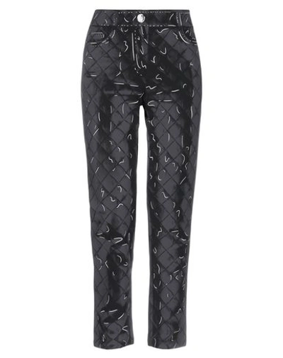 Moschino Casual Pants In Black