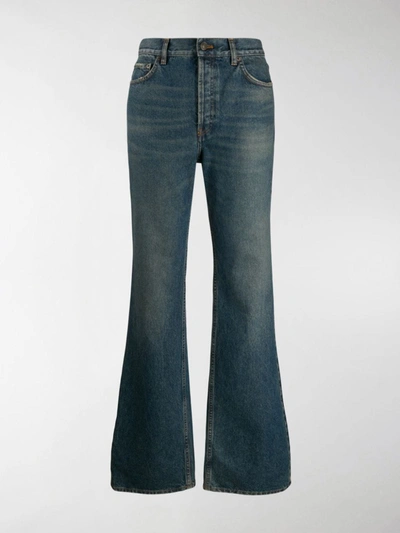 Balenciaga High-waist Flare Jeans In Blue