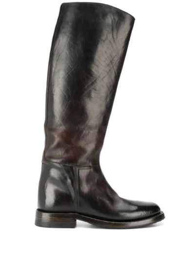 Silvano Sassetti Knee-high Boots In Brown