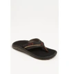Olukai Men's Kia'i Ii Thong Sandals In Black/ Black