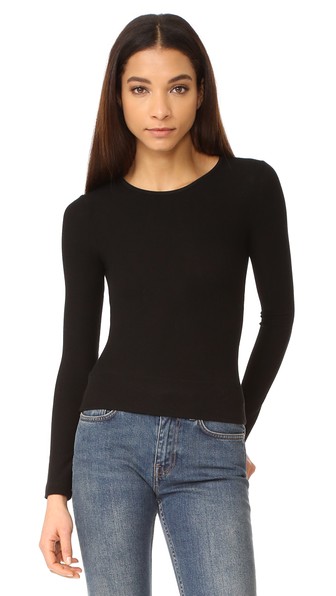 Getting Back To Square One Cropped Pullover In Black | ModeSens