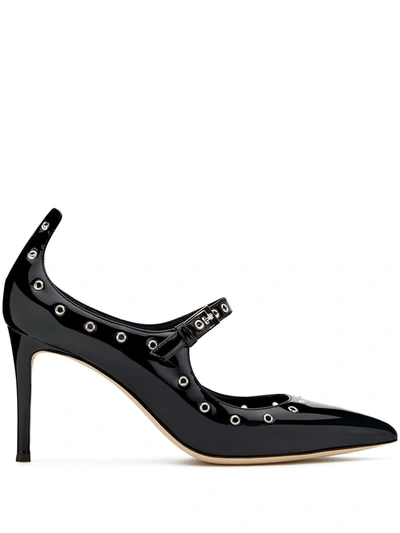 Giuseppe Zanotti Alyson Cut Eyelet Pumps In Black