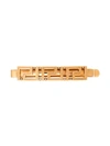 Versace Greek Key Brooch In Gold
