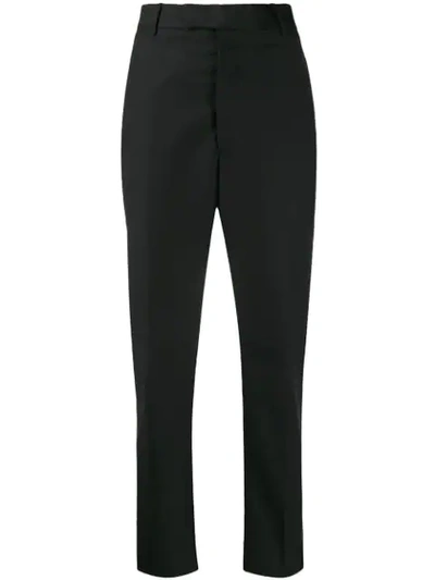 Alexander Mcqueen Klassische Cropped-hose In Black