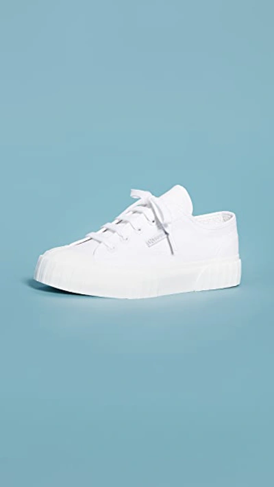 Superga Women's 2630 Cotu Canvas Sneakers Women's Shoes In Total White
