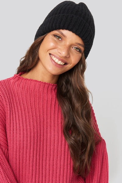 Na-kd Oversize Chunky Beanie - Black