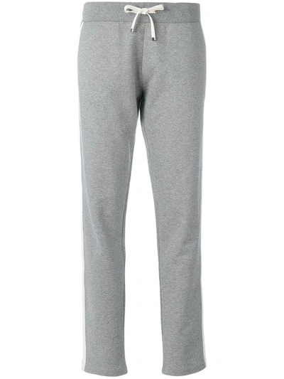 Moncler Piped Track Pants - Grey In 910