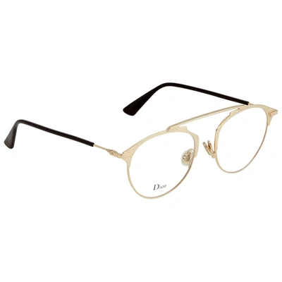 Dior Gold Aviator Eyeglasses Sorealo6j5g 50