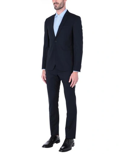 Ps By Paul Smith Suits In Dark Blue