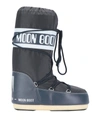 Moon Boot Knee Boots In Blue