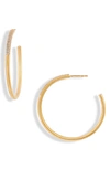 Dean Davidson Signature 22k Yellow Goldplated & Cubic Zirconia Pavé Hoop Earrings